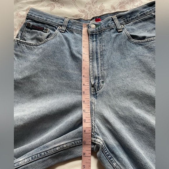 Men’s Vintage Tommy Hilfiger Carpenter Painter Distressed Jeans Y2K 36x31 - Picture 14 of 15